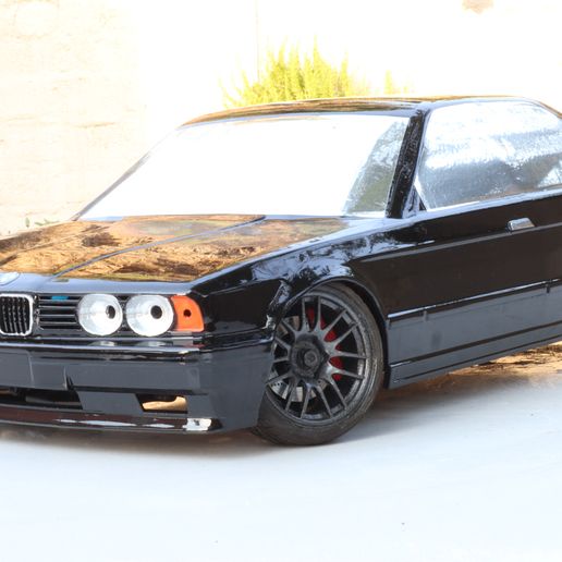 🚗 10TH SCALE BMW 1990 535I E34 262mm wb・ STL File for ・Cults