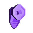 Foot_Right.stl Fichier STL Low Poly Saiyan en armure・Objet imprimable en 3D à télécharger