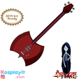 New-Listing-Template.png Marceline's Axe Bass 3D Model - Adventure Time Cosplay - 3D Printing - 3D Print - STL - Marceline Cosplay - Bass Axe