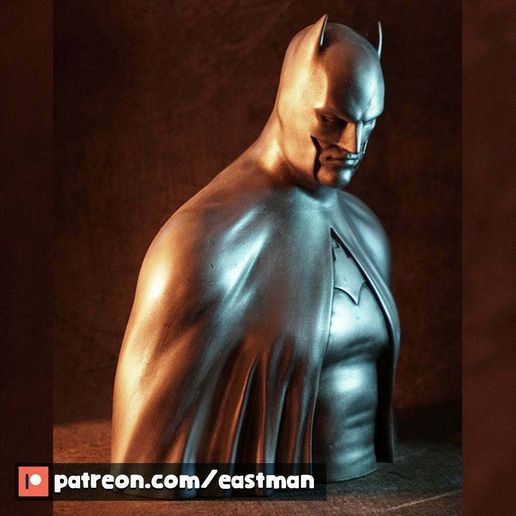 Batman - The Caped Crusader bust (fan art) 3D model