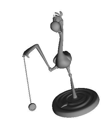 🦩 Flamingo yoyo fantasia Disney・Archivo STL para Impresión 3D・Cults