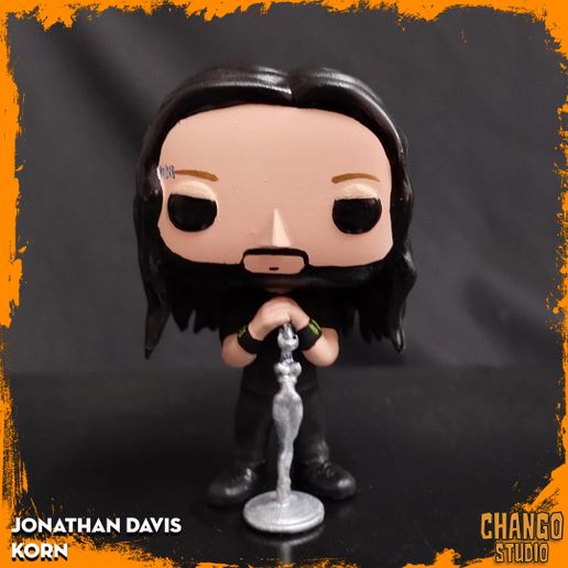 🎵 Funko Jonathan Davis - Korn・ STL File for 3D printing・Cults