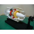 P0-Engine-Assy02.jpg STL file Turbofan Engine, for Business Aircraft, Cutaway・3D print design to download