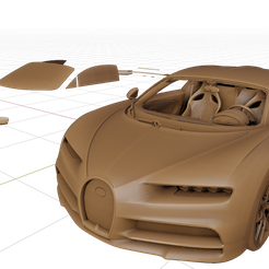 1.png Archivo STL Bugatti Chiron・Plan para descargar y imprimir en 3D