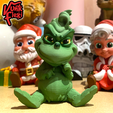 04.png Grinch Flexi Print-In-Place + figure & keychain