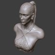 06.jpg Bella Hadid portrait sculpture 3D print model