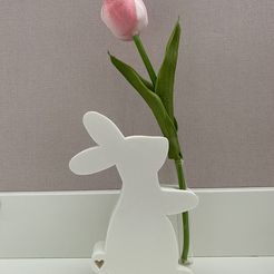 IMG_6139.jpeg Easter Bunny Tube Holder for flowers, small