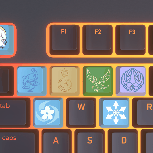 аяка2.png Kamisato Ayakas Tastenkappen