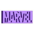 Marvel Stand Frame 040  v2 .stl Logo Marvel Two Version Avaiable