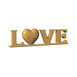 1.png Love You  |   Desk Plate  |   Gift for someone you love