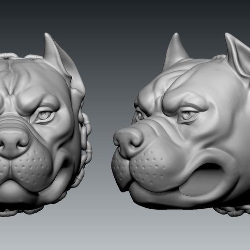 Pitbull Necklace - 3D model önizlemesi