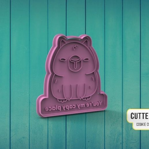 STL file You are my Cappy Place Cookie Cutter 🫵 ・3D printing design to ...