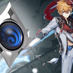 Snezhnaya_hydro_vision_Tartaglia.jpg 3D-Datei Snezhnaya Hydro Vision genshin Auswirkungen 3d Druck Cosplay stl Dateien・Design zum Herunterladen und 3D-Drucken