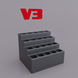 V3AAAWOutBattery.png Wall Mounted AAA Battery Holder V3