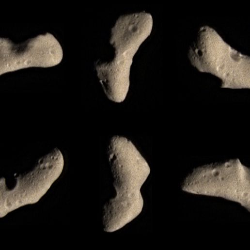 Eros asteroid 3D model
