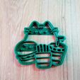 3.jpeg STL file PACK PUSHEEN THE CAT CUTTER COOKIE CORTA GALLETITAS GATO・Model to download and 3D print