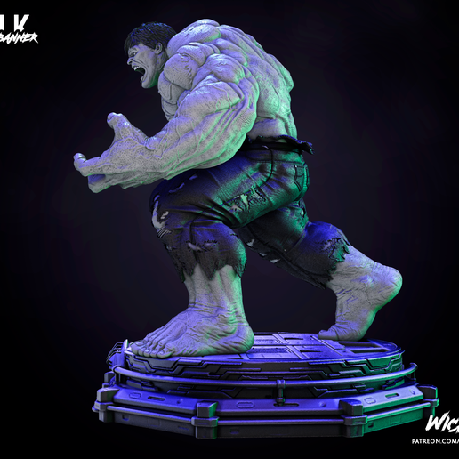 👤 WICKED MARVEL HULK BUST 2023: TESTED AND READY FOR 3D