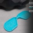 PRO3.jpg TPU 3D Printed Spare Lens Protector for DJI Goggles 2  (Digital Download Only)