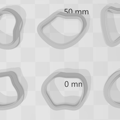 Untitled.png Fichier STL gratuit Cutter pour argile polymère - Formes irrégulières libres・Objet pour imprimante 3D à télécharger