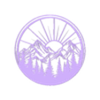 Mountain_Sun.stl Mountain Sun