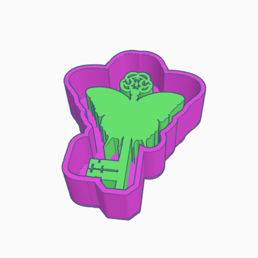 KEE-KEA-BUTTERFLY-MOLD-STL-FILE-2.png Butterfly Key STL File | Fantasy Mold Master for Resin | Clay | Jesmonite | Silicone Mold Making | 3D Printing | Decorative Ornament