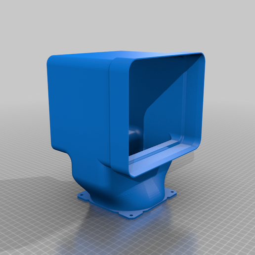 PC exhaust ducting - to suit 120mm & 240mm setups 3D model