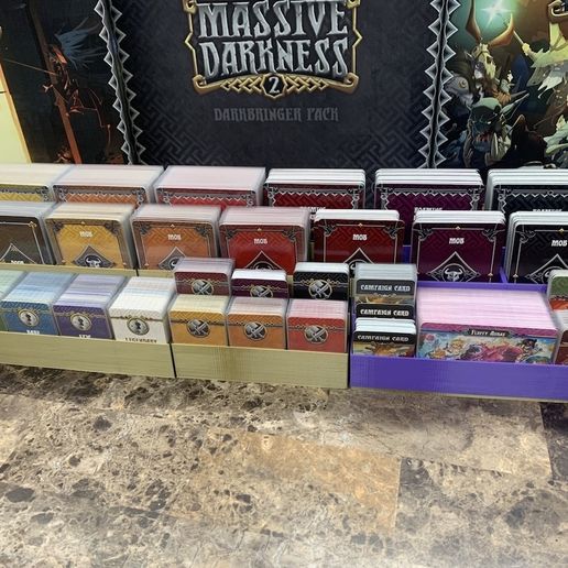 Massive Darkness 2 Card Holder for Everything (Sleeved)Free 3D File for  Cults