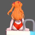 ies MASTER ASUKA SWIMSUIT EVANGELION SEXY GIRL STATUE CUTE PRETTY ANIME 3D PRINT