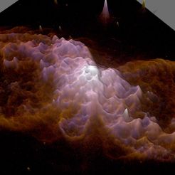 Hubblé-1.jpg Fichier STL Analyse logicielle 3D de l'objet du ciel profond Hubble 5・Objet imprimable en 3D à télécharger, 3Dteality