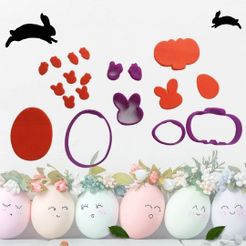Beige-Minimalist-Easter-Instagram-Post.jpg STL file Cortadores de Galletas Pascua Cookie cutter happy Easter・Model to download and 3D print