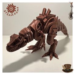 Steampunk Articulated T-Rex