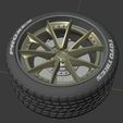 e1.JPG S204 Style Wheel, brake and Tire for diecast and RC model 1/43 1/24 1/18 1/10....