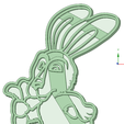 Conejo - copia.png Rabbit Masha and Bear cookie cutter