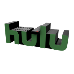 1.png Hulu 3D MULTICOLOR LOGO - TV ACCESSORIES ORGANIZER