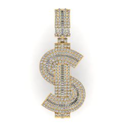 1.jpg STL file Dollar sign pendant・3D printing idea to download