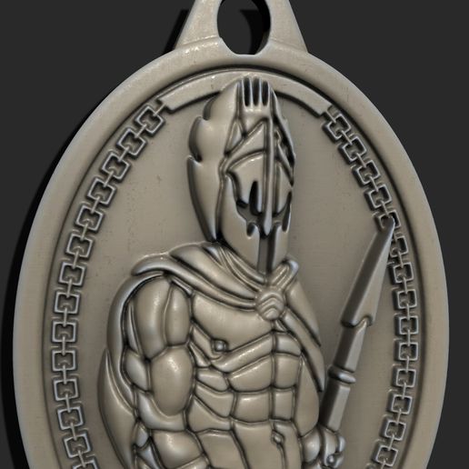 warrior-man-update-08.jpg warrior man Ancient Pendant Necklaces for Men