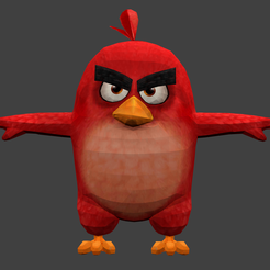 red.png Archivo 3D Pájaro enfadado・Modelo para descargar y imprimir en 3D, Sadhk
