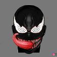 01a.jpg Venom Half Mask -Marvel Cosplay - Halloween Mask