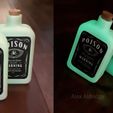 Image.jpg 3D Printed Jack Daniels Poison Bottle
