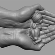 Baby_Hand_16.png hands carrying sleeping baby