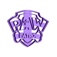logopaw.stl Paw Patrol Cookie Cutter Logo