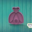 vestido-sofia.jpg Fichier STL Robe de la princesse Sofia Robe de la princesse Sofia Cookie Cutter・Plan pour imprimante 3D à télécharger