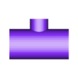 PVC Venturi Tee with 2-inch by 1-inch nominal diameters.STL PVC Pipe Fittings ``Commercial Use``.