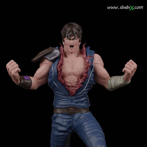 🤜 Kenshiro Fist of the North Star” (Hokuto no Ken) 80's 3d