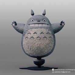 Totoro.jpg STL-Datei Totoro(My Neighbor Totoro) kostenlos・3D-Drucker-Modell zum herunterladen