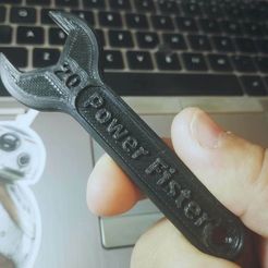 IMG_20210210_114019.jpg Бесплатный 3D файл Power Fister 20mm Spanner / Wrench・Модель 3D-принтера для скачивания