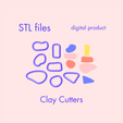 Digital-cutters-2.png Set pebbles digital clay cutters stl