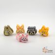 Forest-4.jpg FOREST FRIENDS MULTI-PACK - FIDGET KEYCHAIN [PRIVATE USE ONLY] 🐿️🐰🦝🦊