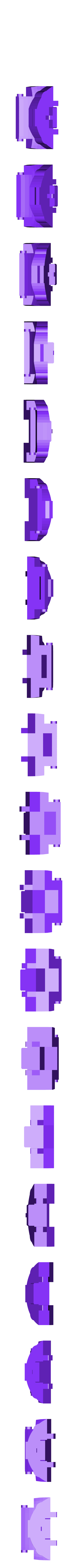 2_Chest4_Front1.stl パワーレンジャー サンダー・メガゾード