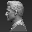 4.jpg George Clooney bust 3D printing ready stl obj formats